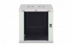 Digitus Szafa sieciowa wisząca Dynamic 19 12U rack 607x600x600mm, drzwi szyba, szara, niezłożona, 60kg